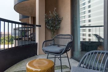 Private balcony